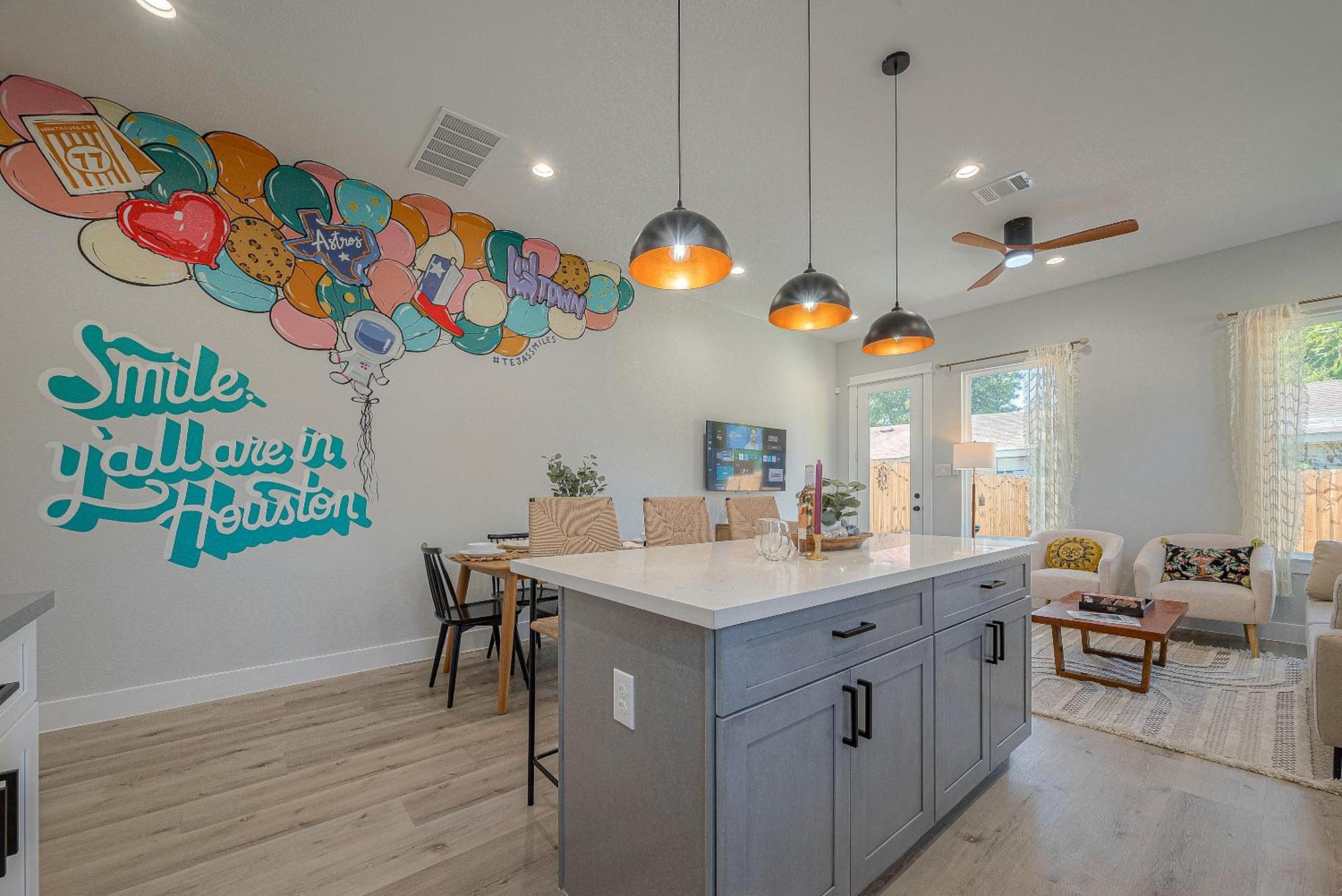 Modern Home Near Downtown With Fast Wifi, Bbq, Games & Ev Equipped! Houston Exterior foto